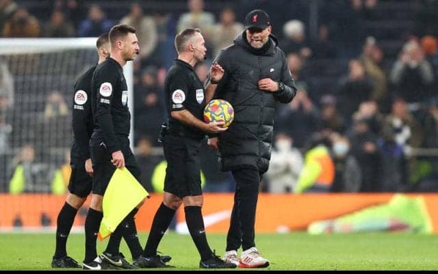 スパーズとドローのリバプール、クロップは判定に異議　「100％レッドだった」