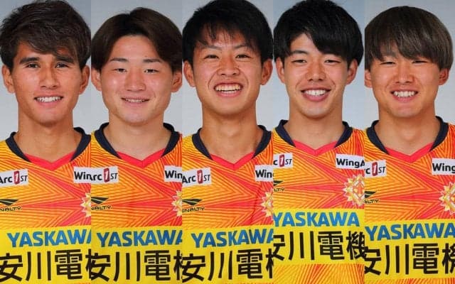 北九州が大卒ルーキー3名を含む若手5名と契約更新