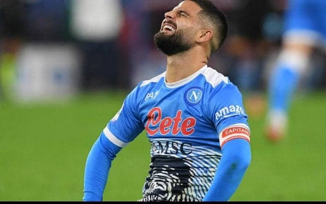 ナポリ、負傷中のインシーニェがコロナ陽性に