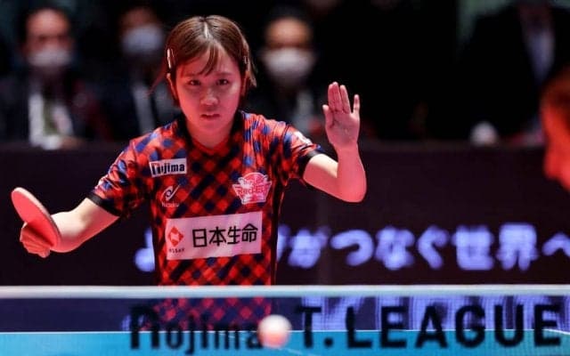 【Tリーグ】平野美宇、早田ひなの“両エース”が揃い踏み　日本生命が4-0で快勝