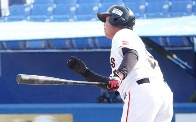 巨人Jr.の“背番号55”が特大満塁弾で2戦連発　大勝で決勝T進出「感覚悪くなかった」