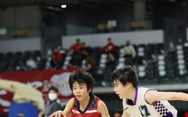 【Jr.ウインターカップ2021-22】母とともに全国へ！勝山中で異彩を放つステフィン・カリーのような２年生ガード