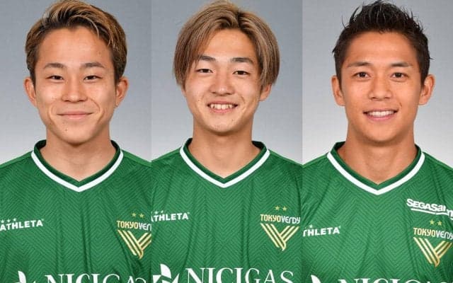東京Vが下部組織出身のMF森田晃樹、MF石浦大雅、MF杉本竜士と契約更新