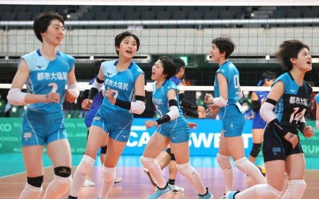 春高バレー　女子は東京都市大塩尻がストレート勝ち　男子は雄物川が２回戦へ