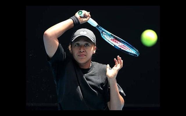  初戦突破の大坂 2回戦に向け練習 