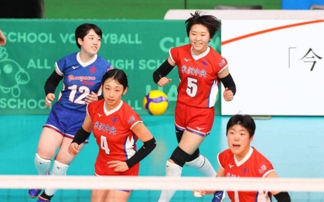 春高バレー　女子は米沢中央が２回戦進出　熊本信愛女学院もストレート勝ち