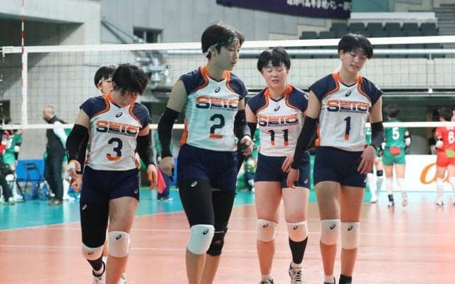 ２年ぶり出場の盛岡誠桜は初戦敗退　熊谷主将「もっと強くなる」／春高バレー