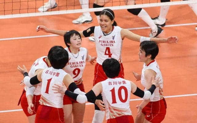 春高バレー　女子は古川学園がストレート勝ち　松山東雲も２回戦進出