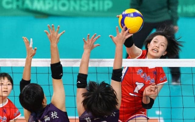 春高バレー　山形女子代表・米沢中央が手堅く勝利