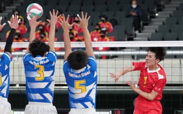 春高バレー　宮城男子代表・仙台商が勝利