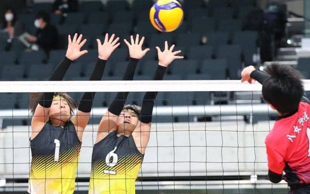 春高バレー　女子１回戦　国学院栃木（栃木）　５年ぶり白星ならず