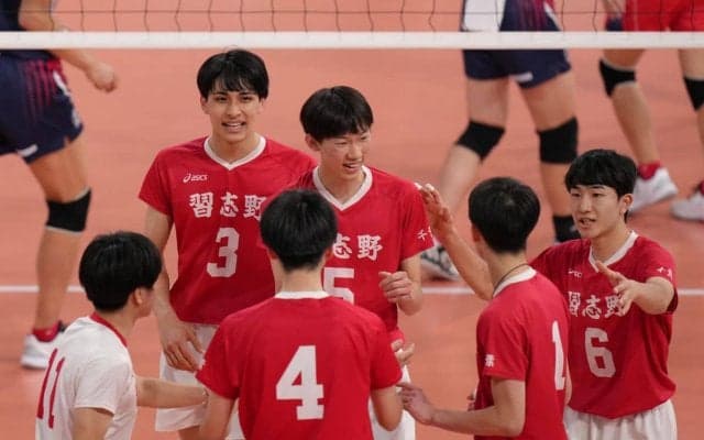 フォト特集　習志野など初戦突破　春高バレー・男子１回戦