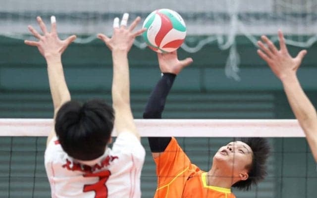 春高バレー　男子・埼玉栄（埼玉）最大７点差ひっくり返す粘り