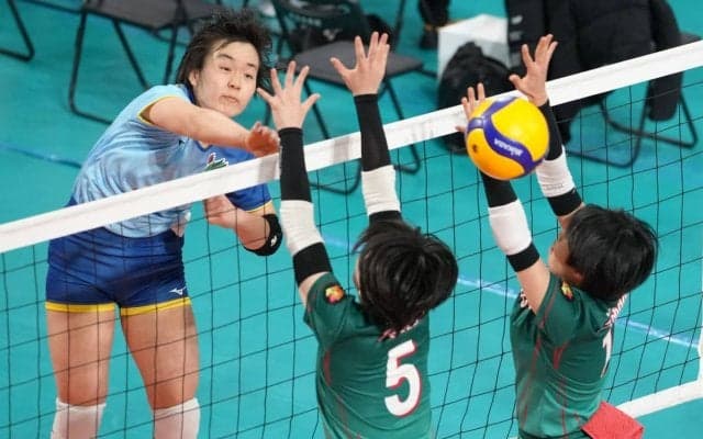 前回準優勝の大阪国際滝井、浜田主将「先のことを考えず」／春高バレー