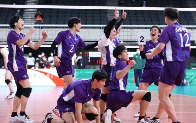 春高バレー　山形中央が前回４強の市尼崎に逆転勝利