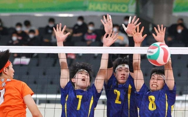 春高バレー　男子の郡山北工　初の「春高１勝」
