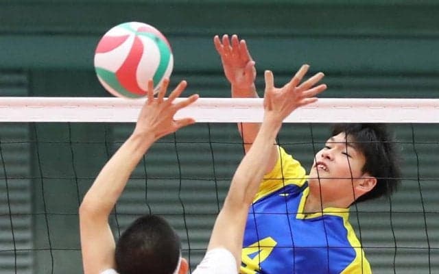 春高バレー　男子・足利大付　ストレートで４年ぶり１６強