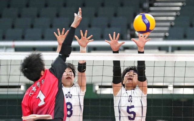 春高バレー　女子・秋田北　僅差で涙