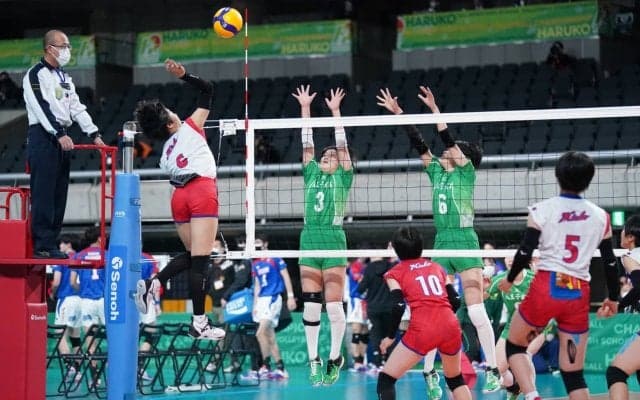 【春高】女子優勝候補の八王子実践が三重にまさかのストレート負け。3回戦で敗退