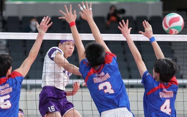 春高バレー　女子は連覇狙う就実がストレート勝ち　八王子実践は３回戦敗退