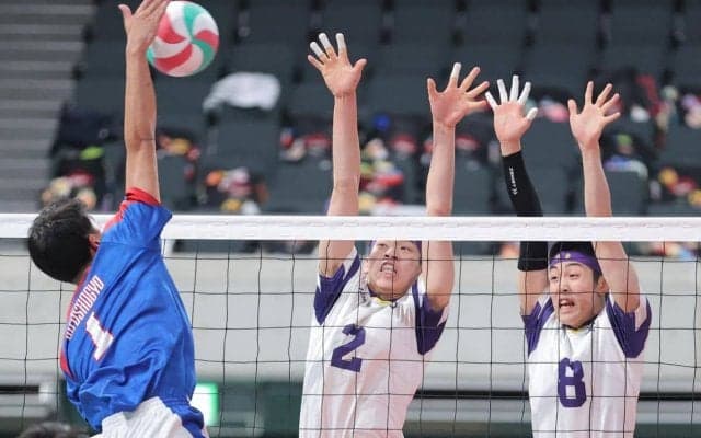 春高バレー　〝台風の目〟県岐阜商、３回戦で散る