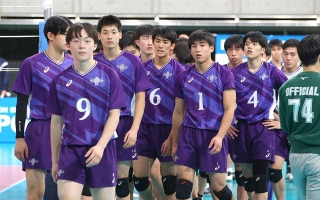 春高バレー　男子３回戦、山形中央はフルセットの末に逆転負け