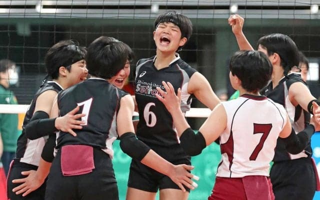 春高バレー　女子・下北沢成徳がベスト４　男子・日南振徳も４強