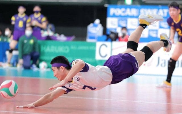 春高バレー　男子準々決勝　雄物川、８年ぶりに４強入り