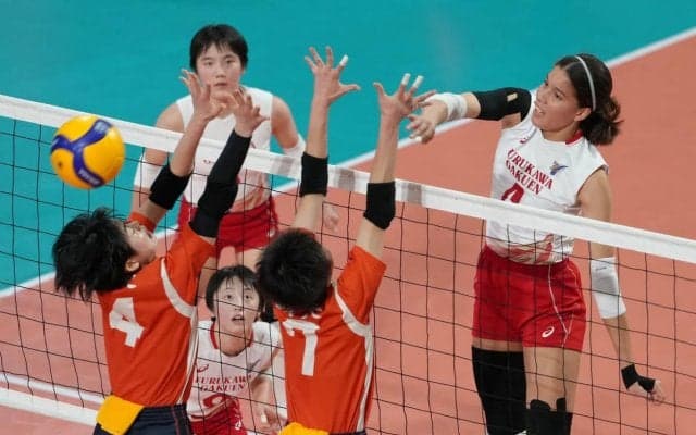 春高バレー　女子準々決勝　古川学園、３年連続で準決勝進出