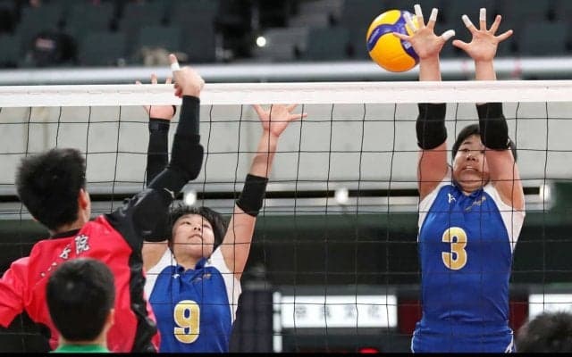 春高バレー　女子３回戦　奈良文化（奈良）初のベスト８ならず