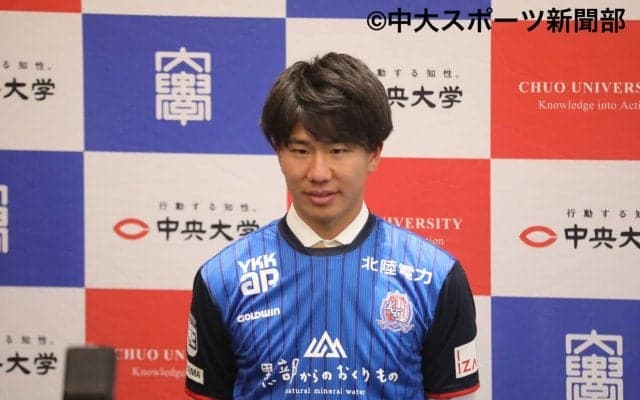 「目標は開幕からスタメンで試合に出場すること」—富山内定・堀脩大