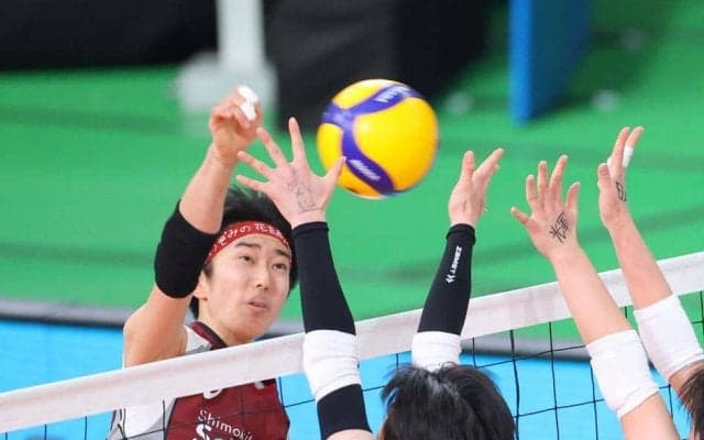 春高バレー　女子準決勝　下北沢成徳（東京）　あと一歩及ばず