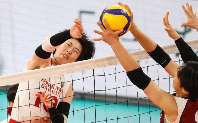 春高バレー　決勝進出の女子・古川学園（宮城）、阿部明音選手（２年）「最後は気持ちで絶対勝つ」