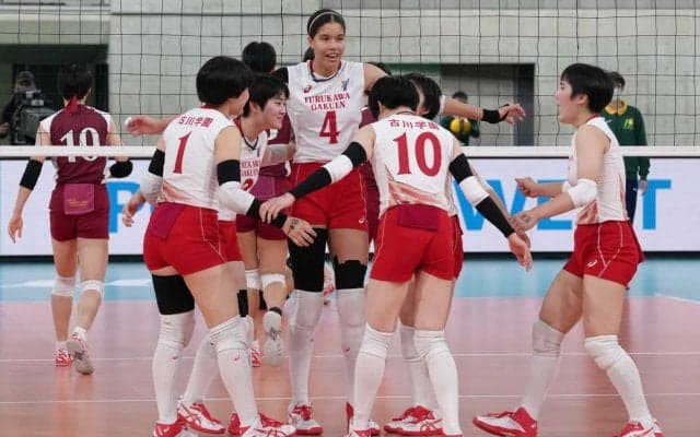 古川学園、ドミニカンパワーで下北沢成徳を圧倒！　２年生エース、タピア・アロンドラが攻守に大暴れ／春高バレー