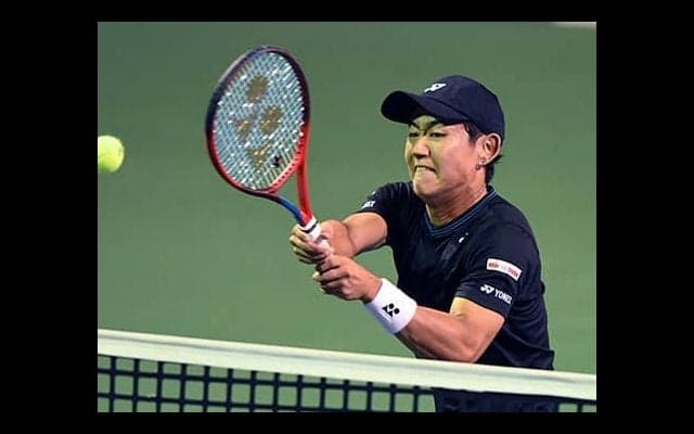 西岡 予選1回戦を完勝で突破