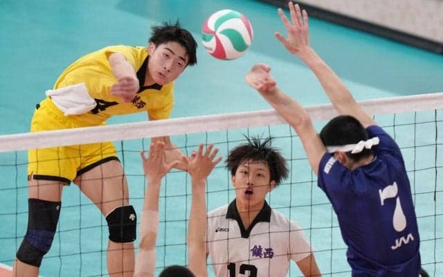 春高バレー　鎮西２冠ならず　エース舛本５２得点も逆転負け