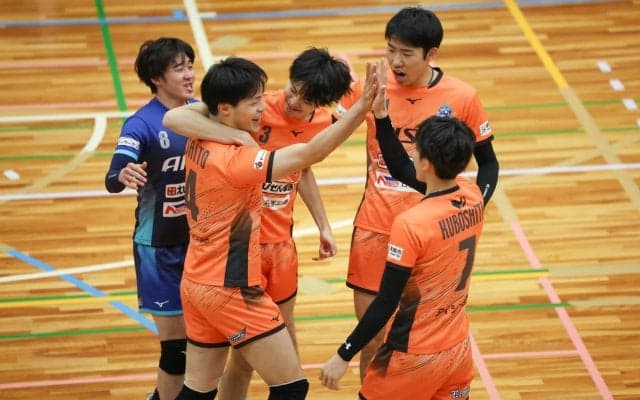 Vリーグの試合結果一覧（V3男子・1月10日）