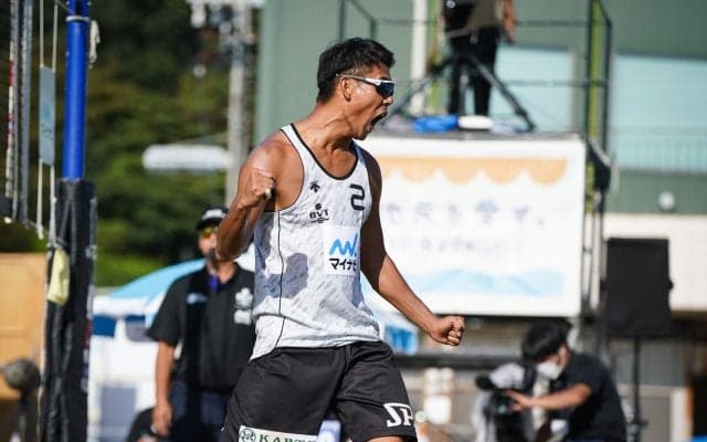 ビーチバレーボール　池田隼平と庄司憲右が新ペアを結成