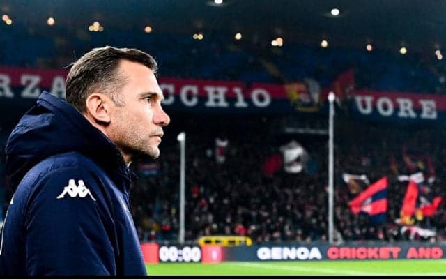 低迷ジェノアがシェフチェンコ監督を解任…就任から2カ月でリーグ戦勝利なし