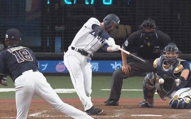 高速でストン！　オリ由伸の“宝刀”は「マジで凶器」「こんな球打てるわけない」