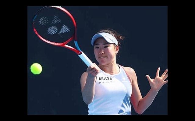 日比野菜緒 逆転で複2回戦へ
