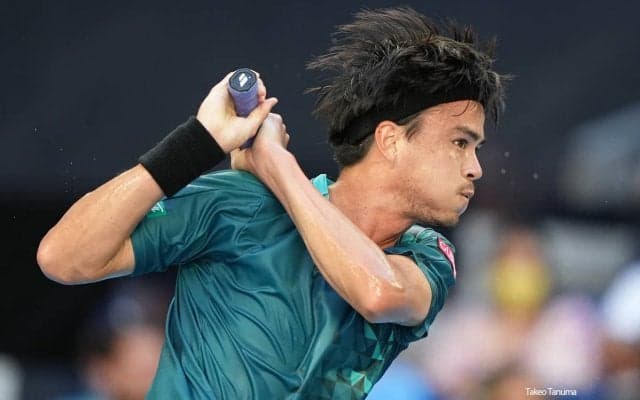 ダニエル太郎、世界10位シナー戦に向けて軽めの練習[全豪オープン]
