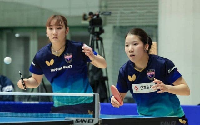 “Tリーガーダブルス”加藤美優/森さくら、快勝で3回戦進出＜全日本卓球2022女子複2回戦＞