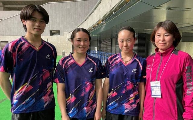鳥取から3姉弟で出場　ベンチに入った母「連れてきてくれてありがとう」＜全日本卓球2022＞