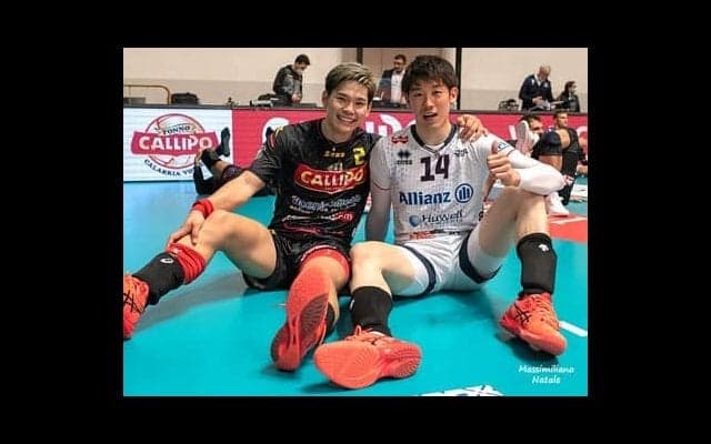 西田有志がイタリアで感じる「練習は量より質」。石川祐希に頼んだ「買い出し」や直接対決も語った