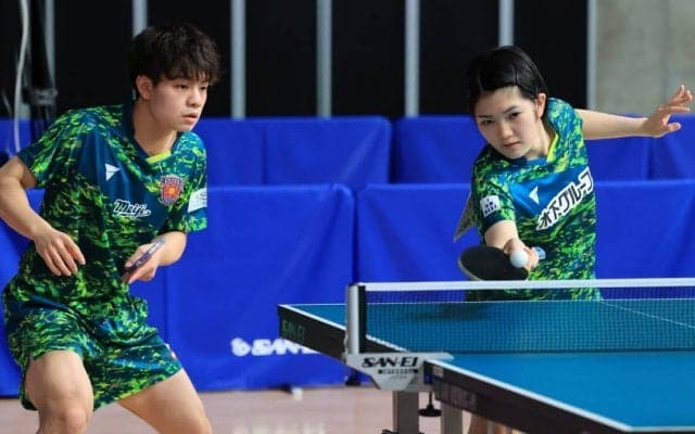 宇田幸矢「安心してプレーできる」木原美悠とのペアで4強入り＜卓球全日本2022混合複＞