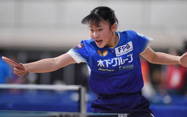 世界ユース4冠の13歳・張本美和 高校生にストレート勝ち！4回戦進出【全日本卓球】