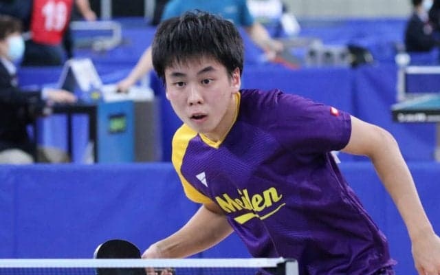 前回大会ジュニア王者・濵田一輝は白星スタート＜全日本卓球2022男子単2回戦②＞
