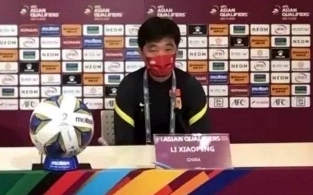 「アジアNo.1」と日本代表を語る謎だらけの新生・中国代表リー・シャオペン監督「中国代表らしい試合に」