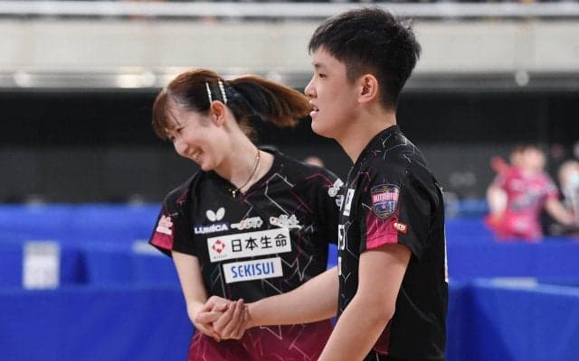 張本・早田の世界卓球銀メダルペア フルゲームの激闘を制し8強入り！【全日本卓球】